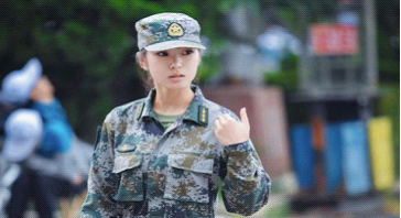 中国最美军训女教官